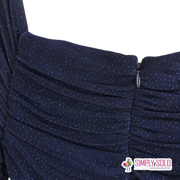 Laundry by Shelli Segal Women's Gown‎ Dress Jersey Sequin Maxi Evening 2 - Picture 13 of 16